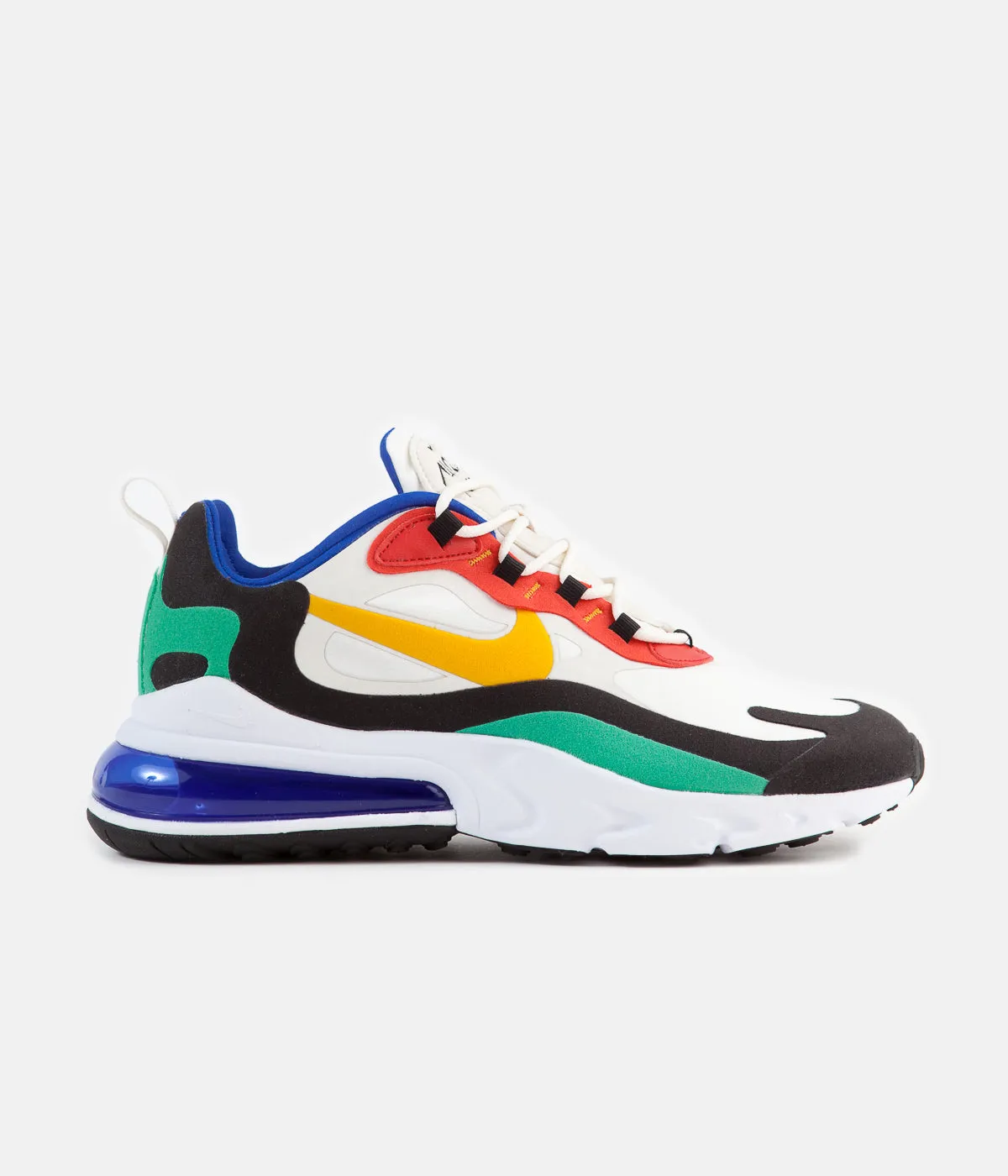 Nike Air Max 270 React Shoes - Phantom / University Gold - University Red